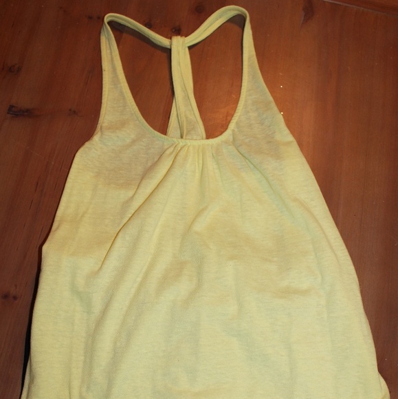 Yellow Racerback Tank Top - Picture 2 of 3